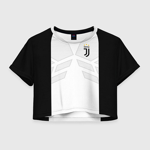 Женский топ JUVENTUS SPORT / 3D-принт – фото 1