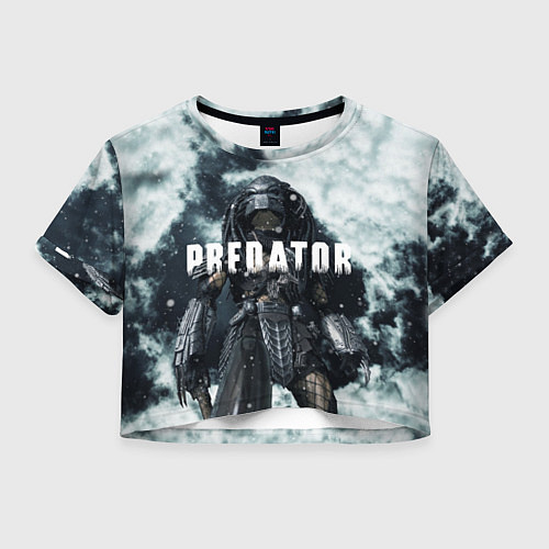 Женский топ Winter Predator / 3D-принт – фото 1