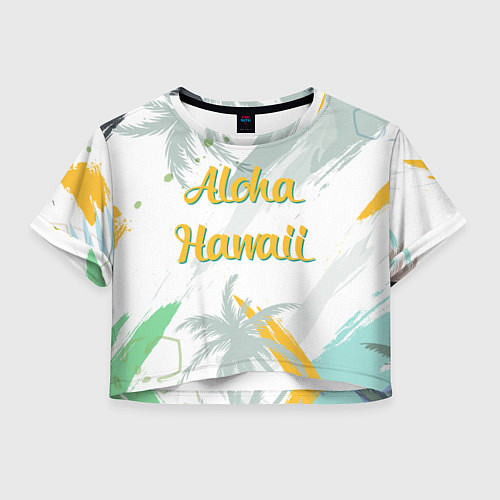 Женский топ Aloha Hawaii / 3D-принт – фото 1