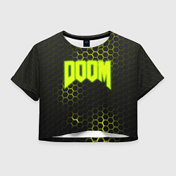 Женский топ DOOM: Acid Green