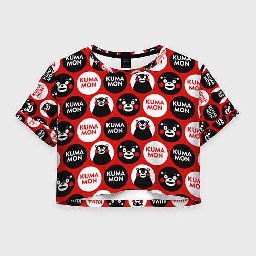 Женский топ Kumamon Pattern / 3D-принт – фото 1