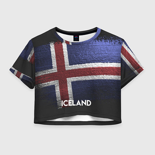 Женский топ Iceland Style / 3D-принт – фото 1