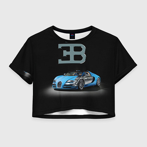 Женский топ Bugatti - motorsport extreme / 3D-принт – фото 1