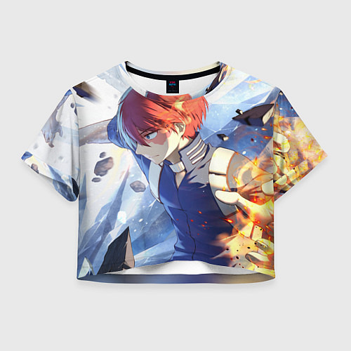 Женский топ Моя геройская академия Шото / 3D-принт – фото 1