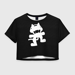 Футболка 3D укороченная женская MONSTERCAT, цвет: 3D-принт