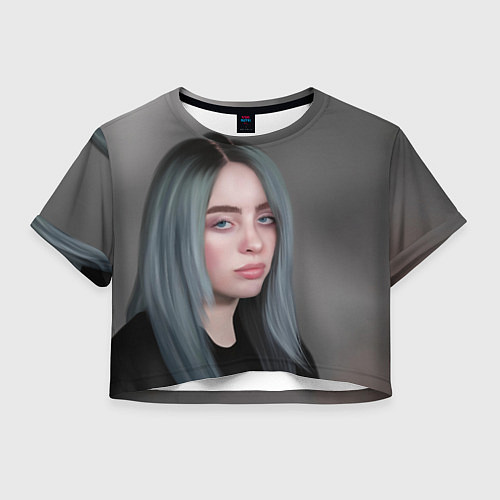 Женский топ Billie Eilish: Ocean Eyes / 3D-принт – фото 1