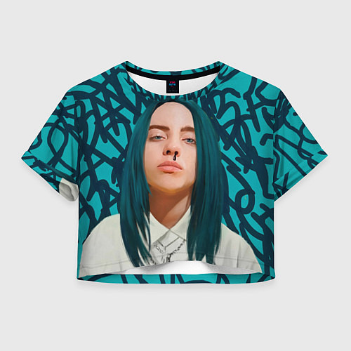 Женский топ Billie Eilish / 3D-принт – фото 1