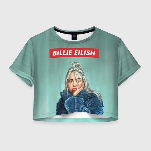 Женский топ Billie Eilish / 3D-принт – фото 1