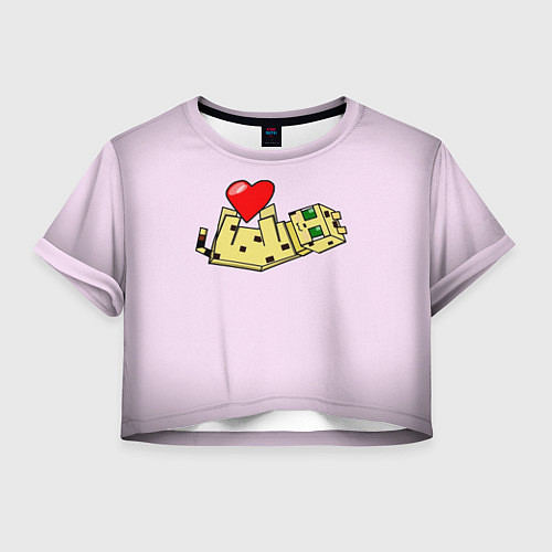 Женский топ MINECRAFT / 3D-принт – фото 1