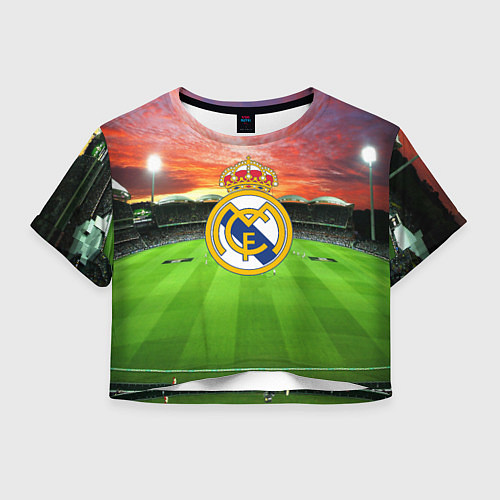 Женский топ FC Real Madrid / 3D-принт – фото 1