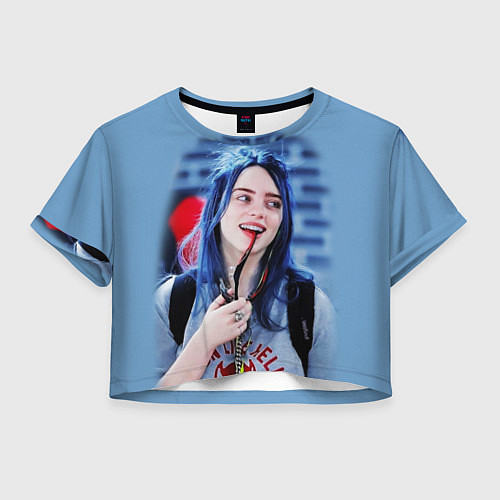 Женский топ BILLIE EILISH / 3D-принт – фото 1