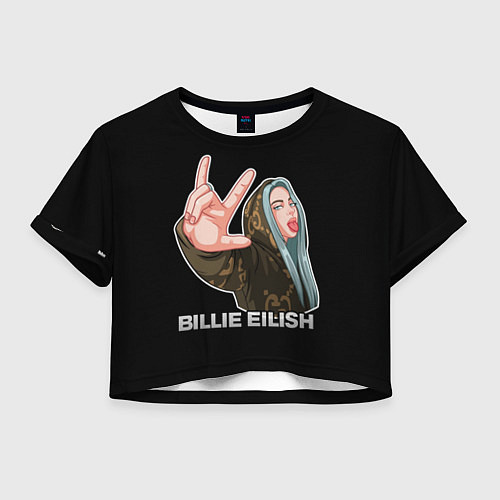 Женский топ BILLIE EILISH / 3D-принт – фото 1