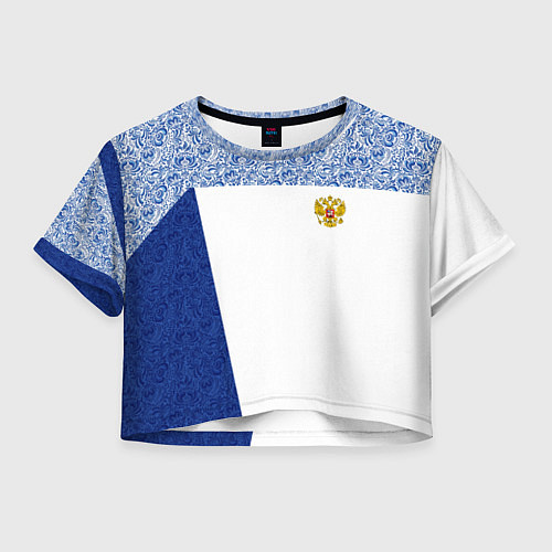 Женский топ Форма России / 3D-принт – фото 1