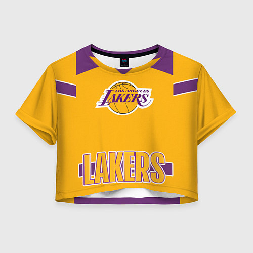 Женский топ Los Angeles Lakers / 3D-принт – фото 1