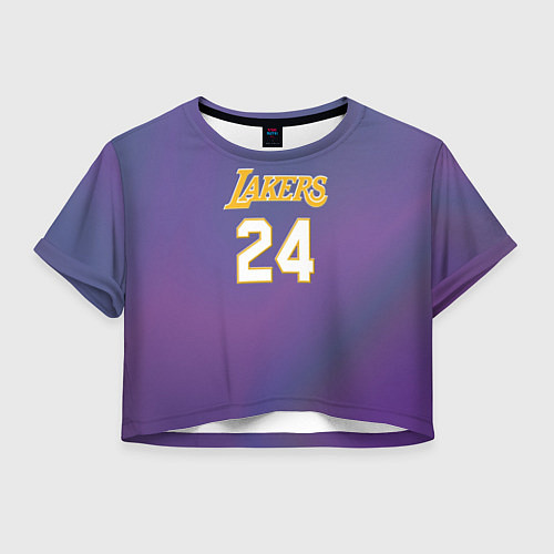 Женский топ Los Angeles Lakers Kobe Brya / 3D-принт – фото 1