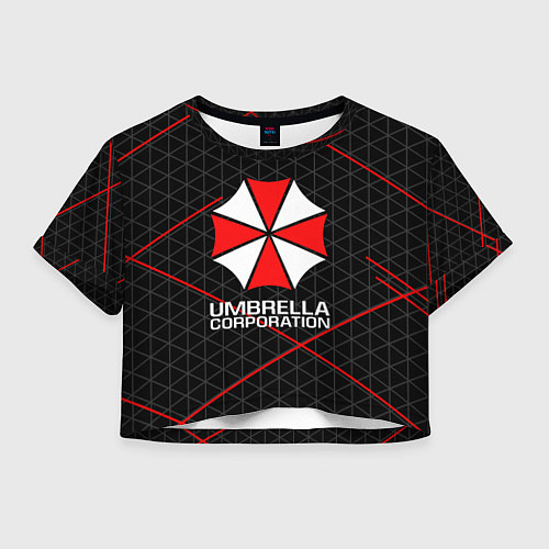 Женский топ UMBRELLA CORP / 3D-принт – фото 1