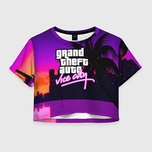 Женский топ GTA:VICE CITY / 3D-принт – фото 1