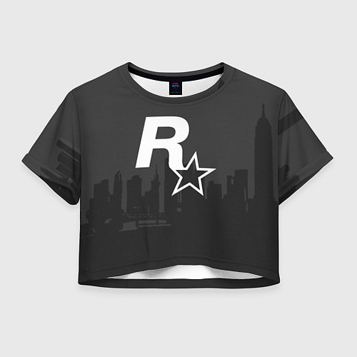 Женский топ ROCKSTAR / 3D-принт – фото 1