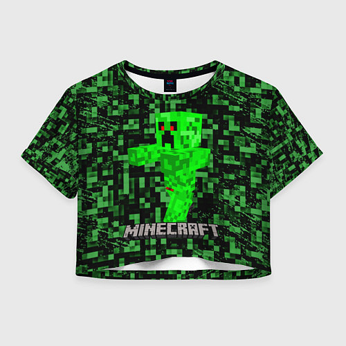 Женский топ MINECRAFT CREEPER / 3D-принт – фото 1