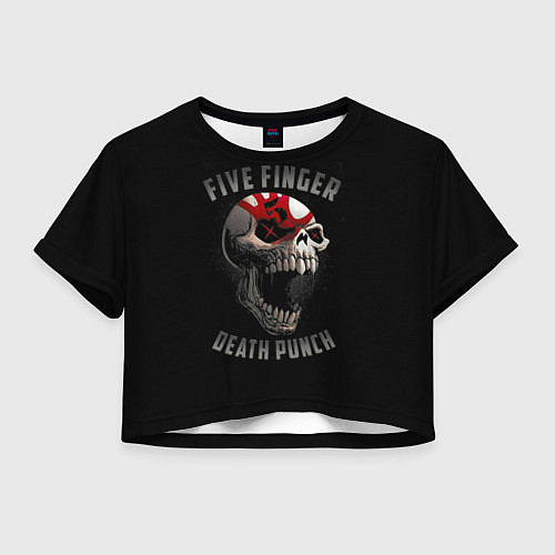 Женский топ Five Finger Death Punch / 3D-принт – фото 1