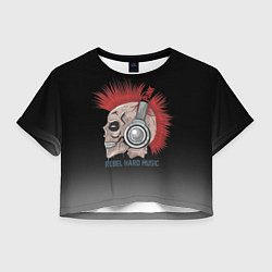 Женский топ Rebel hard music