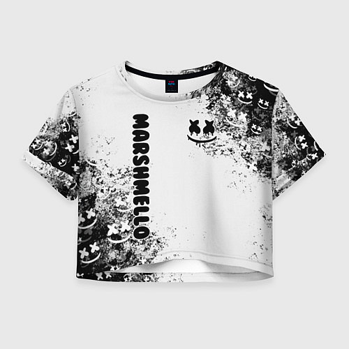 Женский топ Marshmello / 3D-принт – фото 1