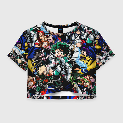 Женский топ Моя геройская академия / 3D-принт – фото 1