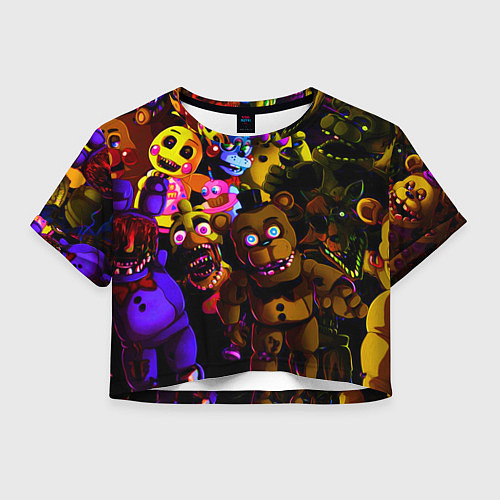Женский топ Five Nights At Freddy's / 3D-принт – фото 1