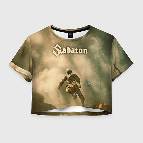 Женский топ Sabaton / 3D-принт – фото 1
