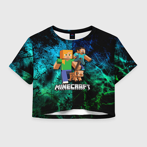 Женский топ Minecraft Майнкрафт / 3D-принт – фото 1