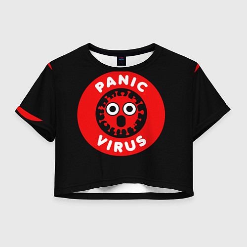 Женский топ Panic Virus / 3D-принт – фото 1