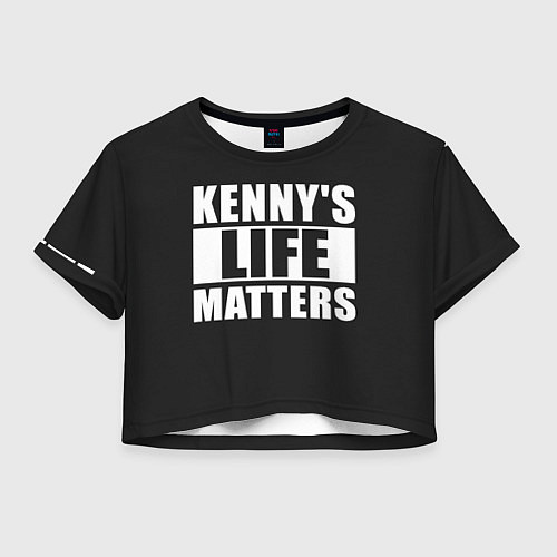 Женский топ KENNYS LIFE MATTERS / 3D-принт – фото 1