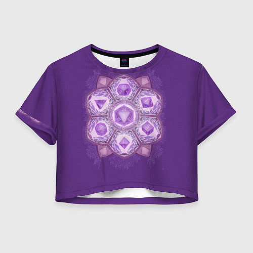 Женский топ DnD Dices - Lavander / 3D-принт – фото 1