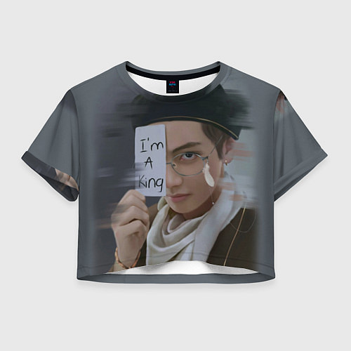 Женский топ BTS / 3D-принт – фото 1