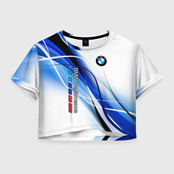 Женский топ BMW волны - blue-white