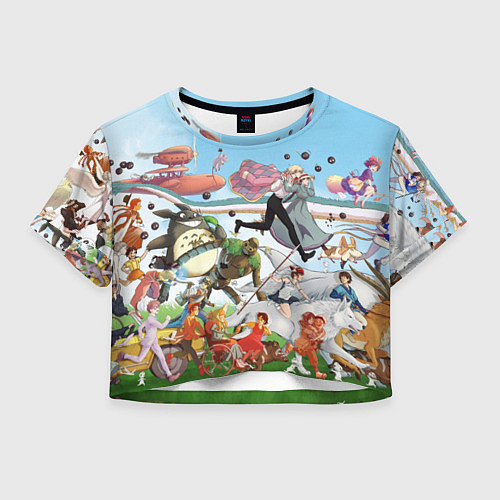 Женский топ Studio Ghibli / 3D-принт – фото 1