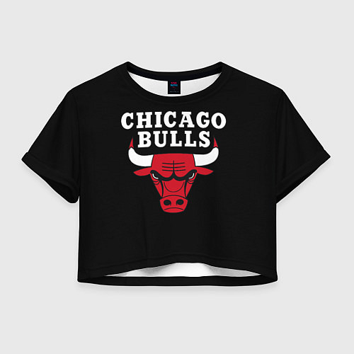 Женский топ CHICAGO BULLS / 3D-принт – фото 1