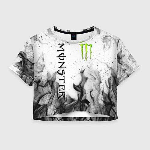 Женский топ MONSTER ENERGY / 3D-принт – фото 1