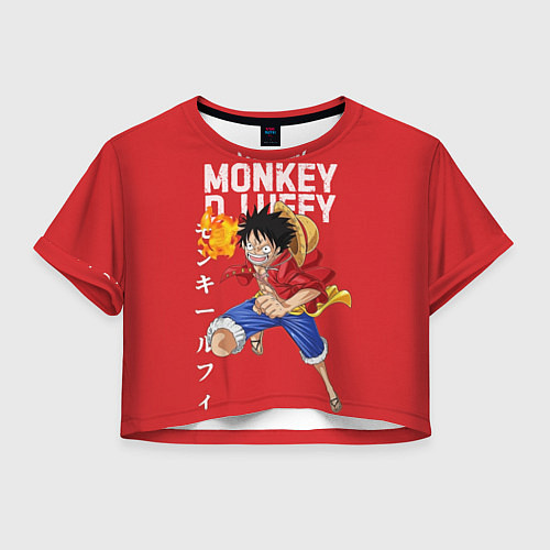 Женский топ Monkey D Luffy / 3D-принт – фото 1