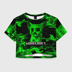 Женский топ MINECRAFT CREEPER CAT