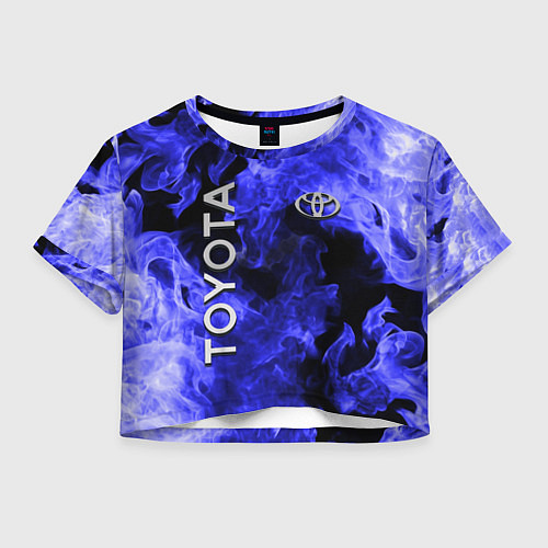 Женский топ TOYOTA / 3D-принт – фото 1