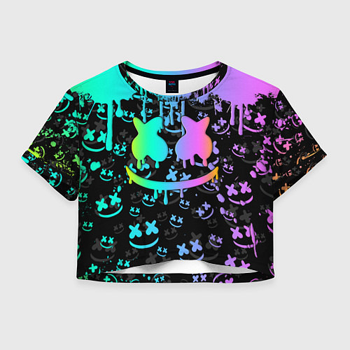 Женский топ MARSHMELLO / 3D-принт – фото 1