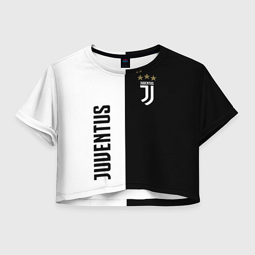 Женский топ JUVENTUS / 3D-принт – фото 1