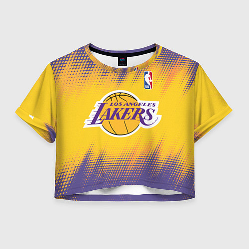 Женский топ Los Angeles Lakers / 3D-принт – фото 1