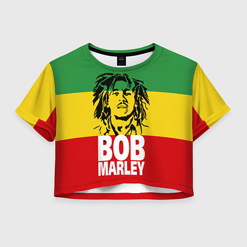 Женский топ Bob Marley / 3D-принт – фото 1