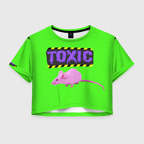 Женский топ Toxic / 3D-принт – фото 1