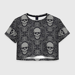 Женский топ Skulls