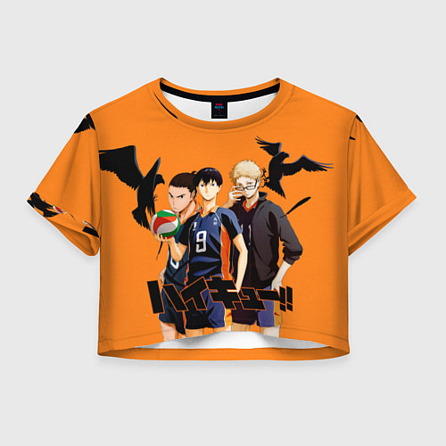 Женский топ Haikyu Team / 3D-принт – фото 1