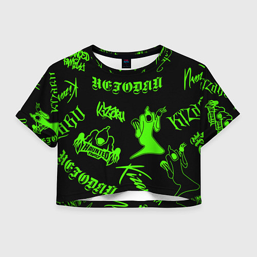 Женский топ KIZARU HAUNTED FAMILY / 3D-принт – фото 1