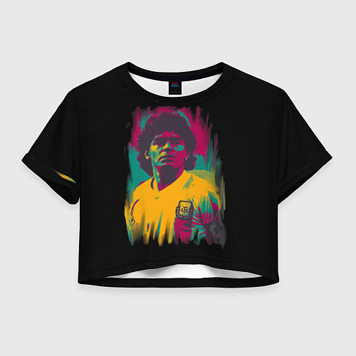 Женский топ Diego Maradona / 3D-принт – фото 1